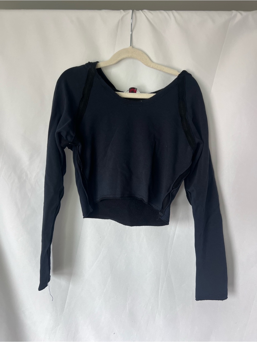 Girls HARD TAIL Navy* Cropped Fleece Hoodie